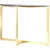 Консольный стол Stool Group Альба 115x30 ECST-095-SR-TG (стекло черное/сталь золото)