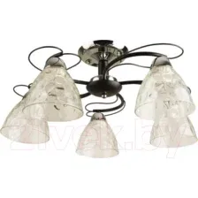 Люстра средней высоты Mirastyle BL-7760/5 CR+BK