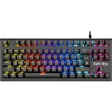 Клавиатура Defender Dark Arts GK-375 RU, Rainbow, 87 клавиш, 45375