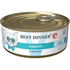Консервированный корм для собак Best Dinner Vet Profi Obesity С лососем (100 г)