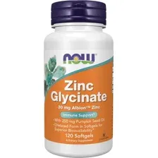 Zinc Glycinate 30 mg, 120 капс
