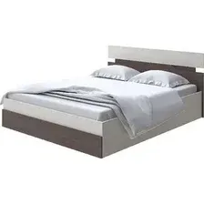 Кровать PROxSON Milton с ПМ 120x200 (дуб шамони светлый 124/ясень шимо темный)