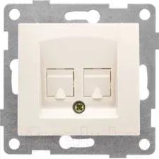 Розетка Gusi Electric Bravo С10Т2-003 (бежевый)