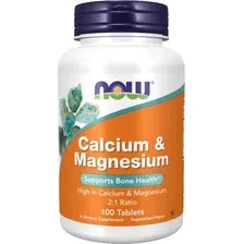 Мультиминеральный комплекс NOW Foods Calcium Magnesium 500/250mg (100 таблеток)