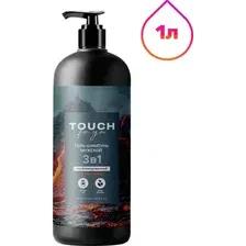 Шампунь-гель для душа Touch for you Парфюмированный 3в1 мужской (1л)