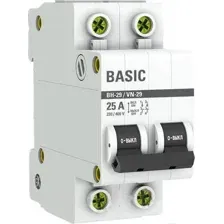 Выключатель нагрузки EKF Basic 2P 25А ВН-29 SL29-2-25-bas