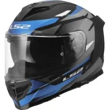 Мотошлем LS2 FF818 Storm III Komai (3XL, черный/синий)