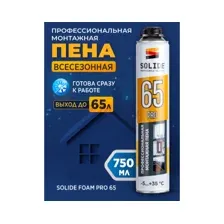 Пена монтажная SOLIDE Foam Pro 65 750 мл 