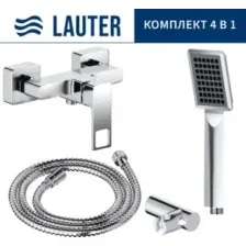 Смеситель Lauter Cascade 21СК9615C с лейкой Relexa Serene 21S00103
