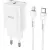 Сетевое зарядное устройство Hoco N13, Type-C to Lightning, белый