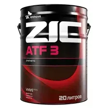 Масло для АКПП и ГУР ZIC ATF 3 192632 синтетическое 200 л