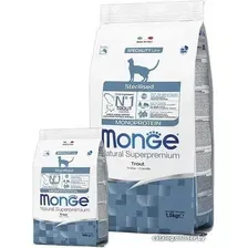 Сухой корм для кошек Monge Superpremium Monoprotein Sterilised Trout 10 кг
