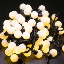 Светодиодная гирлянда Neon-Night Мультишарики 303-516 (10м, теплый белый)