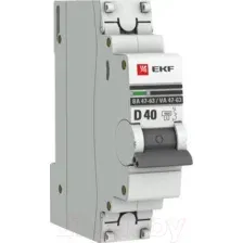 Выключатель автоматический EKF PROxima ВА 47-63 / mcb4763-1-40D-pro
