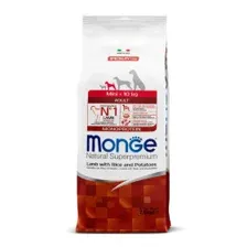 Сухой корм для собак Monge Speciality Line Monoprotein Mini Ягненок, рис с картофелем 7.5 кг