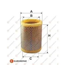 Фильтр воздушный EUROREPAR 16 128 671 80