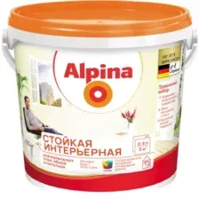 Краска Alpina Стойкая интерьерная База 1 (0.9л)