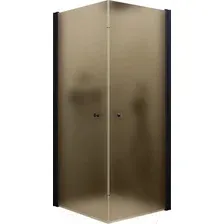 Душевой уголок MaybahGlass MGY-1301-6 (бронзовое матовое стекло/черный)