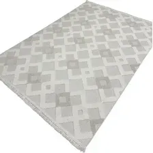 Ковер для жилой комнаты Radjab Carpet Поло Прямоугольник EN 261 12551RK (2x4, Cream/Beige)