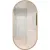Зеркало EMZE Color Oval 50x100 COLOR.50.100.KRD (красное дерево)
