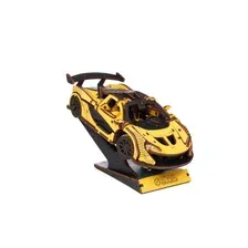 Сборная модель Eco-Wood-Art Гоночный автомобиль (желтый)