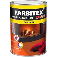 Эмаль Farbitex ПФ-266 0.8 кг (светлый орех)