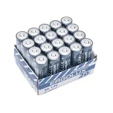 Комплект батареек Ergolux LR6 Alkaline Promo BP-20 1.5В 20/480