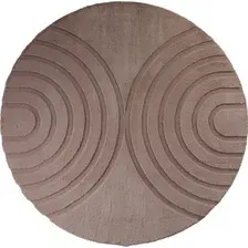Ковер для жилой комнаты Pixel Rabbit Carving PX4005-DAIRE-BROWN-BROWN (1.2x1.2)