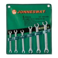 Набор ключей разрезных 8-19 мм в сумке (6 предметов) Jonnesway W24106S