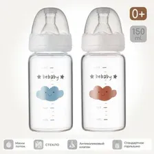 Бутылочка для кормления Be Baby Антиколиковая / R-05B/150 (150мл, розовый)