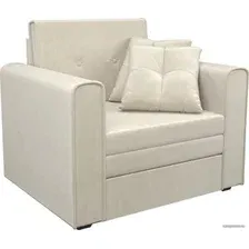 Кресло-кровать Мебель-АРС Санта (бархат, бежевый star velvet 6 light beige)