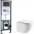 Унитаз подвесной WeltWasser Marberg 410 + Merzbach 043 GL-WT + Mar 410 SE MT-BL