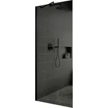 Душевая стенка MaybahGlass 79x195 MGD-698-6ш (графитовое стекло/черный)