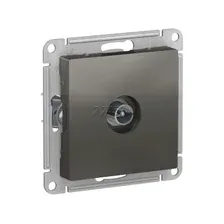Розетка телевизионная Systeme Electric AtlasDesign ATN000993 (сталь)