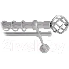 Карниз для штор Lm Decor Булава 097 2р витой 25/16мм (сатин, 2.8м)