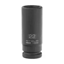 Головка торцевая ударная удлиненная шестигранная 1/2" 22 мм CrMo Stels 13948
