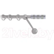 Карниз для штор Lm Decor Жезл 060 1р витой (сатин, 2м)