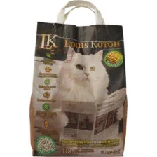 Наполнитель для туалета Louis Котон Крошка Комкующийся кукурузный (6л/3кг)