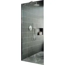 Душевая стенка MaybahGlass 119x195 MGD-683-5ш (прозрачное стекло/хром матовый)