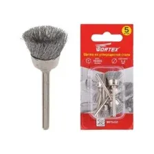 Щетка из углеродистой стали 16 мм WORTEX ETBS3216018