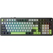 Клавиатура AULA F99 Pro (черный/серый/зеленый)