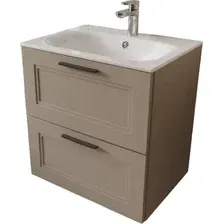 TERMINUS Тумба с умывальником Классик 60x62x45 с 2 ящиками CLA10602200501O (капучино)