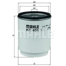 Топливный фильтр Mahle Knecht KC491D