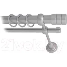 Карниз для штор Lm Decor Цилиндр 088 2р гладкий 25/16мм (сатин, 1.8м)