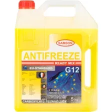 Антифриз SAMSON EU-Standard G12 5 кг готовый желтый G12ASTM D3306D4340BS 6580Ford ESD-M97B49-A SAMSON 803368