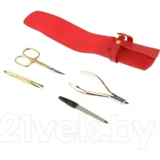 Набор для маникюра Dewal 901RED (красный)