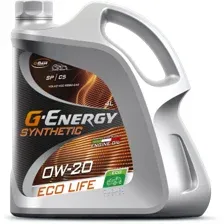 Моторное масло G-Energy Synthetic Eco Life 0W20 / 253140711 (4л)