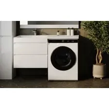 Symbolite Тумба с умывальником Даллас 130 Люкс Plus + Даллас 130x48.2 (подвесная, левый, эмаль белый)