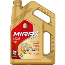Моторное масло MIRAX MX9 0W20 С5 SN Plus (4л)
