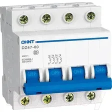 Выключатель автоматический Chint DZ47-60 4P 16A 4.5kA C / 187980